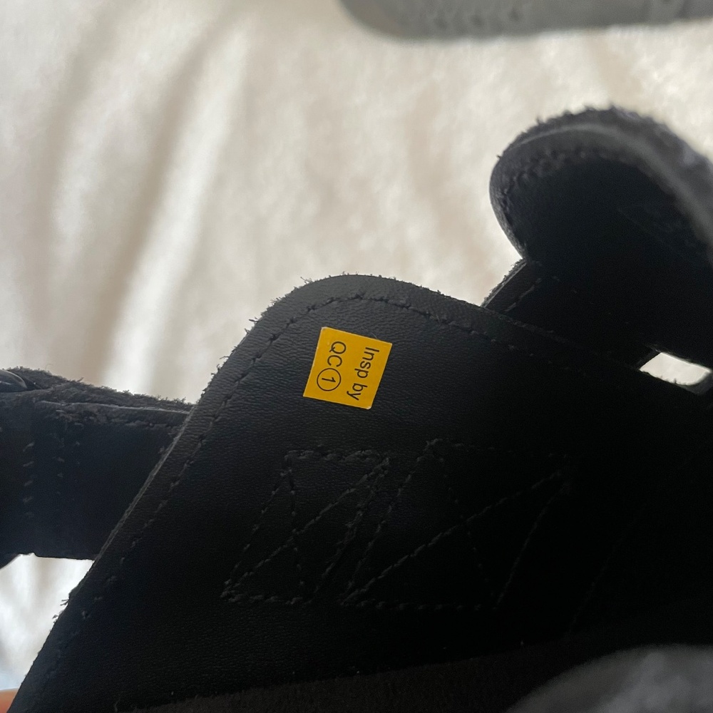 Dr. Marten Jorge II Suede Slingback Mules In Black - Picture 8 of 10